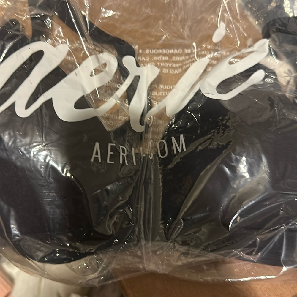 aerie Black T-Shirt Bra